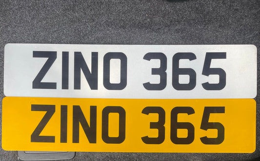 ZINO 365 CUSTOM PLATE